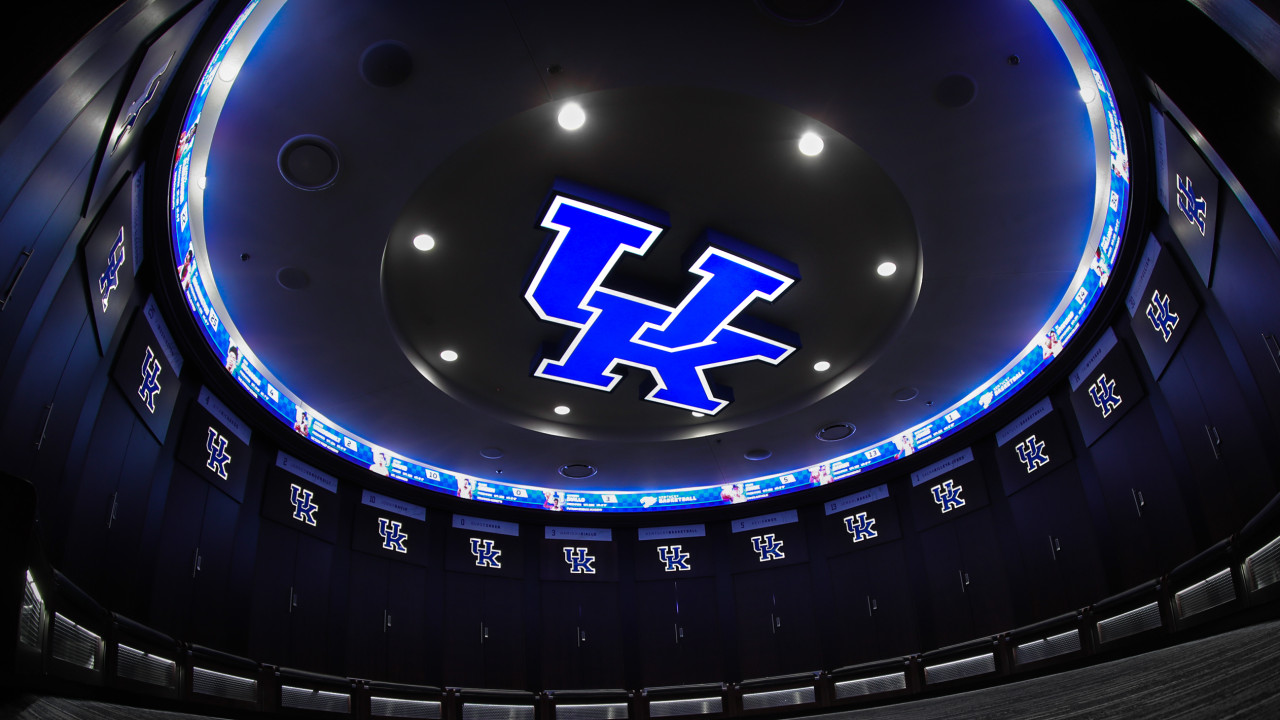 Ribbon Board - Kentucky Basketball - 360 Degree Locker Header Ribbon Board